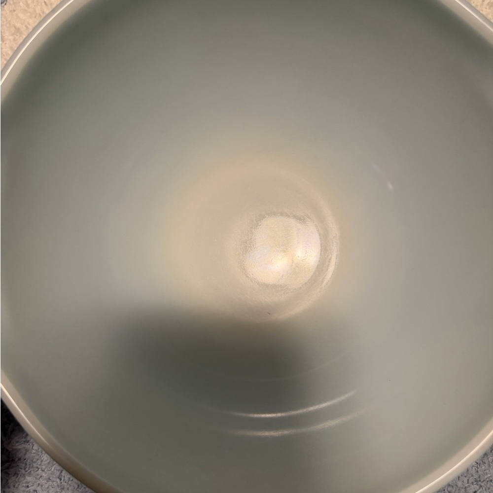 Vintage Pyrex Amish Butterprint Cinderella Blue and White Mixing Bowls Set of 3 - Picture 8 of 8